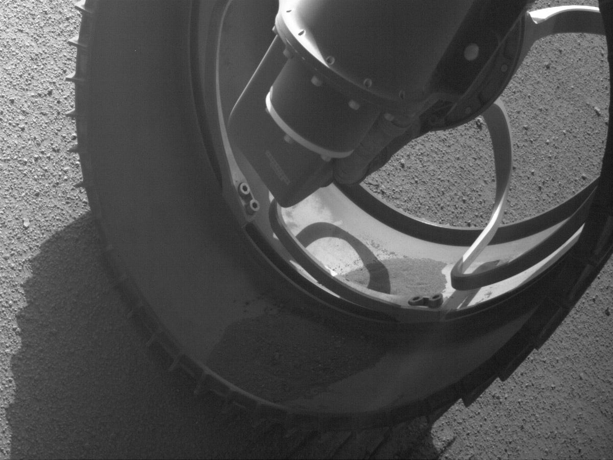 This image was taken by FRONT_HAZCAM_RIGHT_A onboard NASA's Mars rover Perseverance on Sol 343