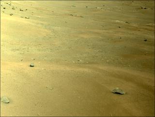 View image taken on Mars, Mars Perseverance Sol 344: Left Navigation Camera (Navcam)