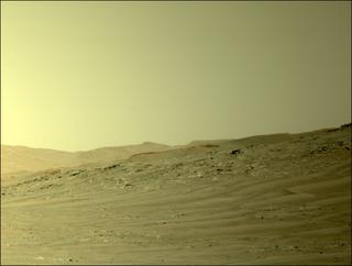 View image taken on Mars, Mars Perseverance Sol 344: Right Navigation Camera (Navcam)
