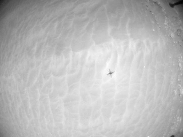 This image was taken by HELI_NAV onboard NASA's Mars rover Perseverance on Sol 345