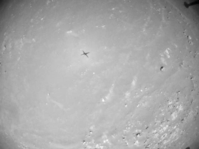 This image was taken by HELI_NAV onboard NASA's Mars rover Perseverance on Sol 345