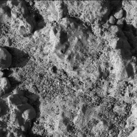 This image was taken by SHERLOC_WATSON onboard NASA's Mars rover Perseverance on Sol 345