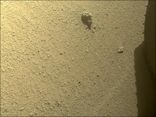View image taken on Mars, Mars Perseverance Sol 346: Front Left Hazard Avoidance Camera (Hazcam)