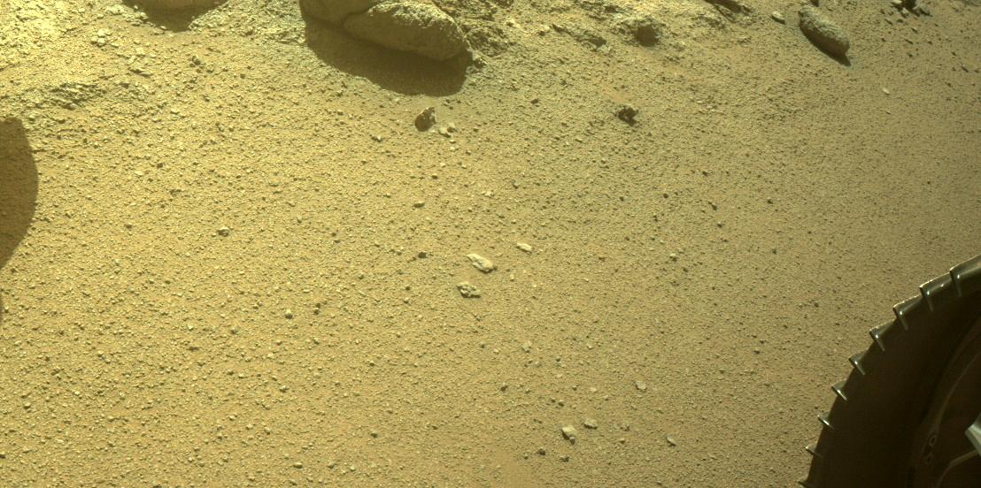 This image was taken by FRONT_HAZCAM_RIGHT_A onboard NASA's Mars rover Perseverance on Sol 346