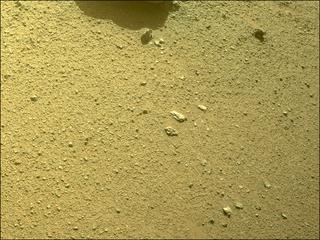 View image taken on Mars, Mars Perseverance Sol 346: Front Right Hazard Avoidance Camera (Hazcam)