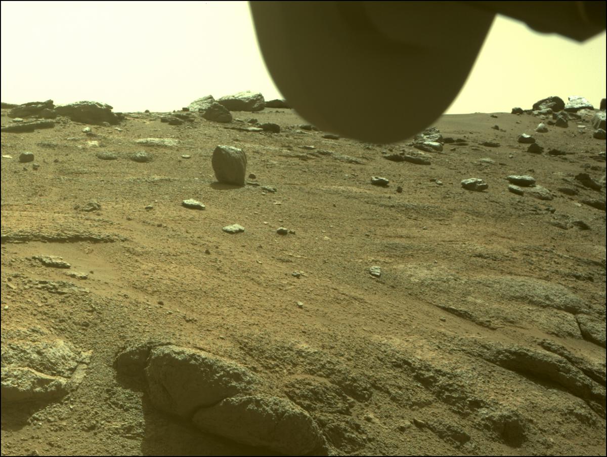 This image was taken by FRONT_HAZCAM_RIGHT_A onboard NASA's Mars rover Perseverance on Sol 346