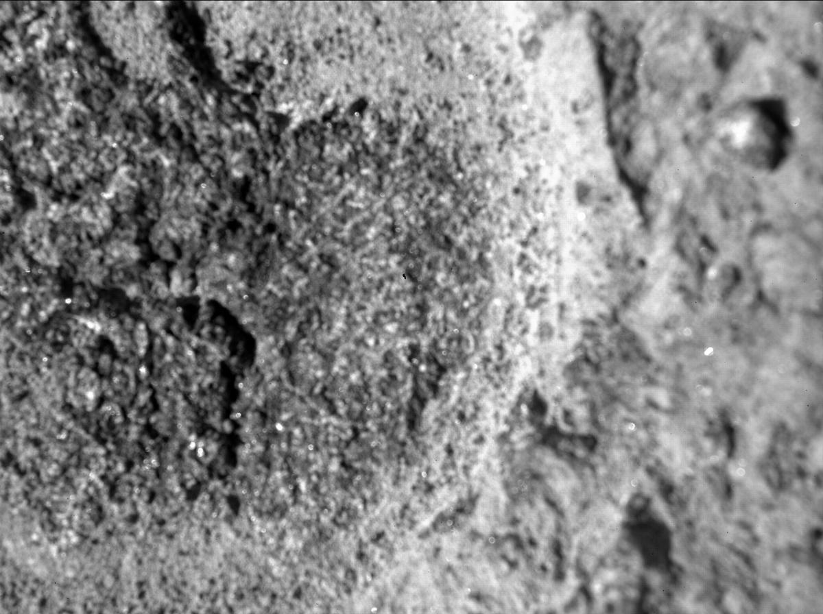 This image was taken by SHERLOC_WATSON onboard NASA's Mars rover Perseverance on Sol 347