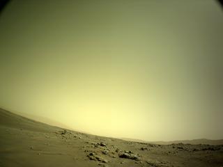 View image taken on Mars, Mars Perseverance Sol 348: Left Navigation Camera (Navcam)