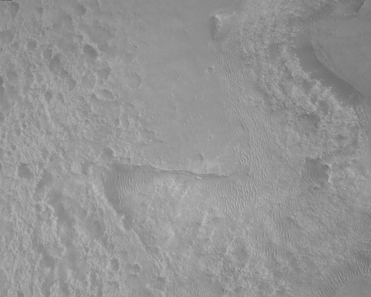 This image was taken by EDL_RDCAM onboard NASA's Mars rover Perseverance on Sol 349