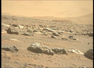View image taken on Mars, Mars Perseverance Sol 349: Left Mastcam-Z Camera