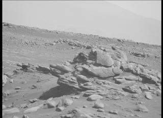 View image taken on Mars, Mars Perseverance Sol 349: Left Mastcam-Z Camera