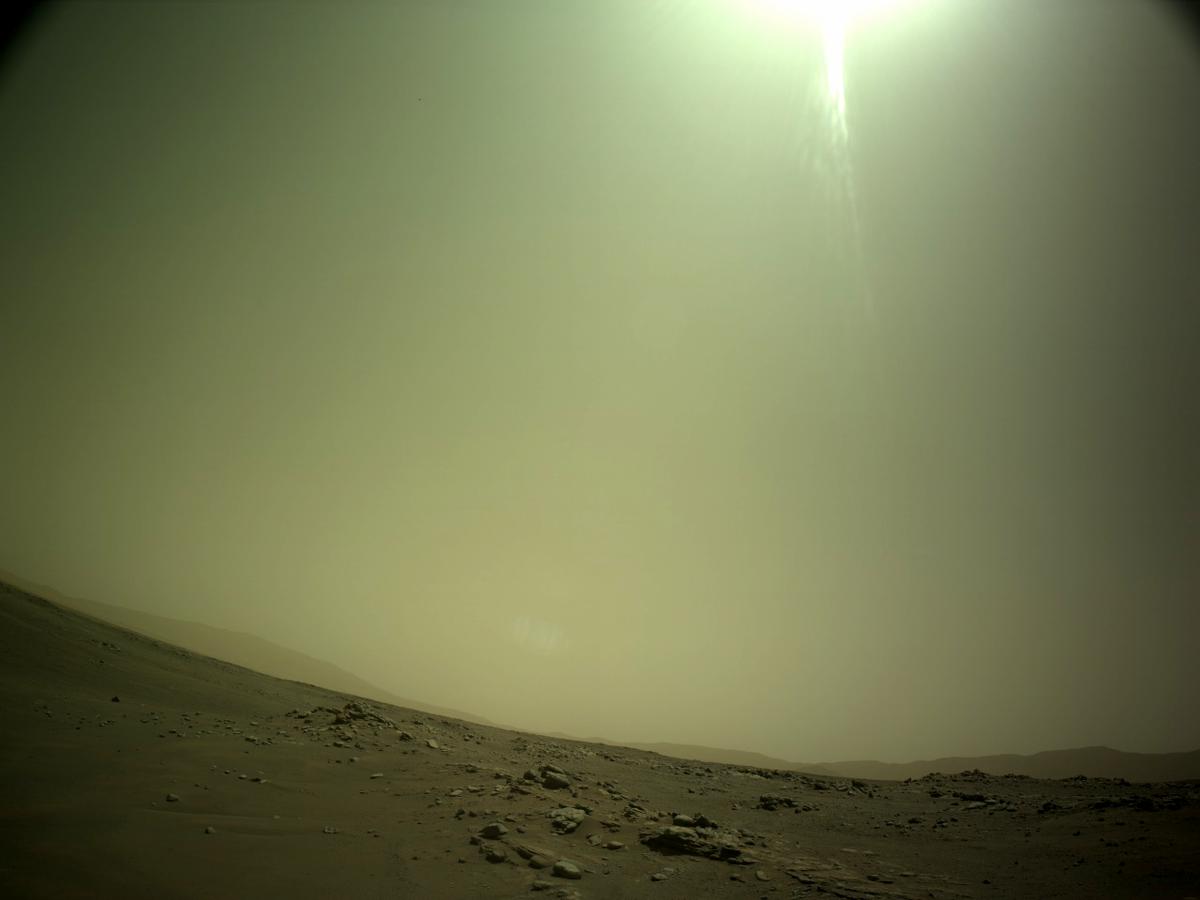 This image was taken by NAVCAM_LEFT onboard NASA's Mars rover Perseverance on Sol 350