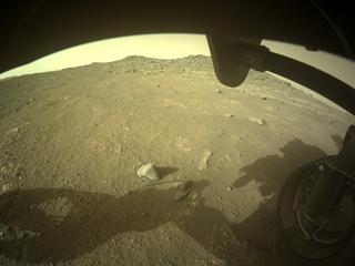 View image taken on Mars, Mars Perseverance Sol 351: Front Right Hazard Avoidance Camera (Hazcam)