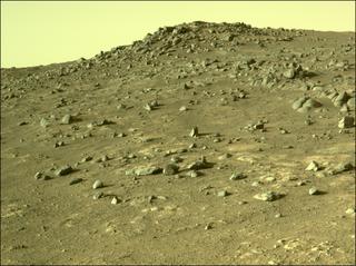 View image taken on Mars, Mars Perseverance Sol 351: Left Navigation Camera (Navcam)