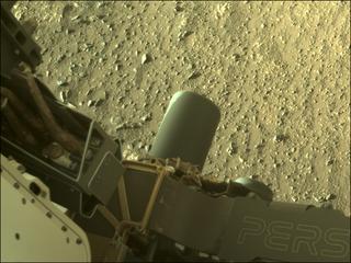 View image taken on Mars, Mars Perseverance Sol 351: Left Navigation Camera (Navcam)
