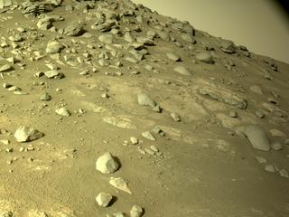 View image taken on Mars, Mars Perseverance Sol 352: Left Navigation Camera (Navcam)