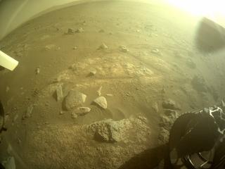 View image taken on Mars, Mars Perseverance Sol 352: Rear Right Hazard Avoidance Camera (Hazcam)