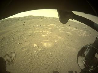 View image taken on Mars, Mars Perseverance Sol 354: Front Right Hazard Avoidance Camera (Hazcam)