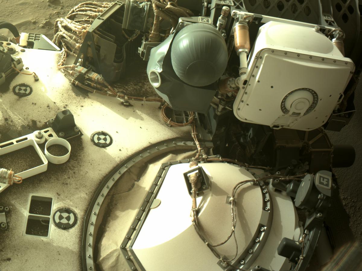 This image was taken by NAVCAM_LEFT onboard NASA's Mars rover Perseverance on Sol 358