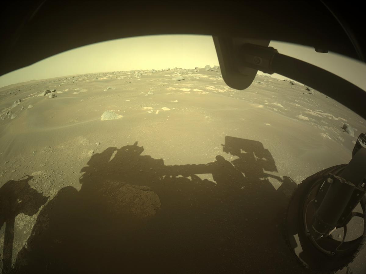 This image was taken by FRONT_HAZCAM_RIGHT_A onboard NASA's Mars rover Perseverance on Sol 359