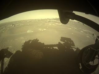 View image taken on Mars, Mars Perseverance Sol 359: Front Right Hazard Avoidance Camera (Hazcam)