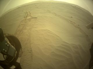 View image taken on Mars, Mars Perseverance Sol 359: Rear Left Hazard Avoidance Camera (Hazcam)