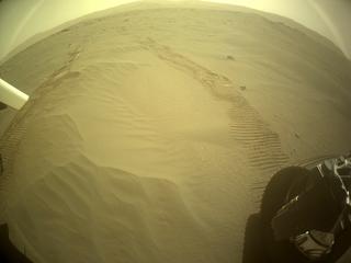 View image taken on Mars, Mars Perseverance Sol 359: Rear Right Hazard Avoidance Camera (Hazcam)