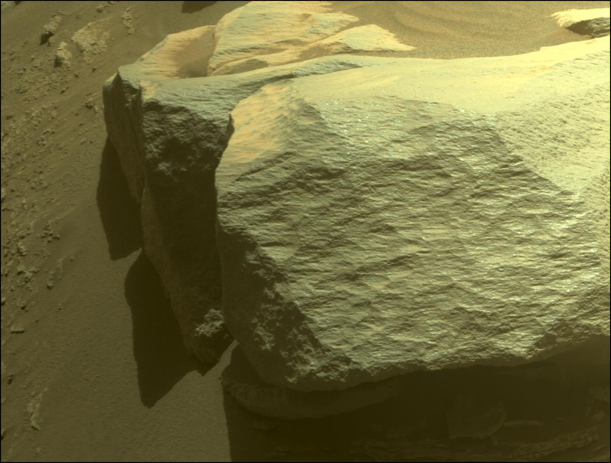 This image was taken by FRONT_HAZCAM_RIGHT_A onboard NASA's Mars rover Perseverance on Sol 361