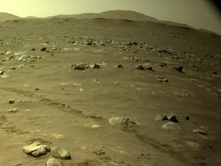 View image taken on Mars, Mars Perseverance Sol 361: Left Navigation Camera (Navcam)
