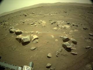 View image taken on Mars, Mars Perseverance Sol 361: Right Navigation Camera (Navcam)