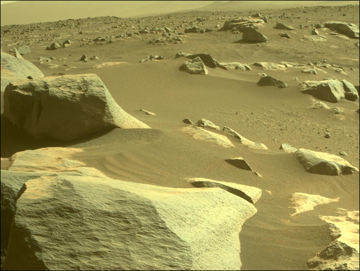 This image was taken by FRONT_HAZCAM_RIGHT_A onboard NASA's Mars rover Perseverance on Sol 362