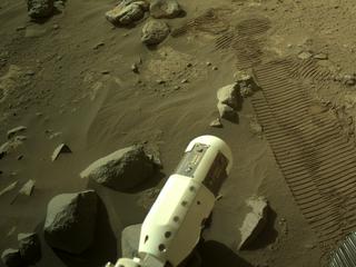 View image taken on Mars, Mars Perseverance Sol 362: Right Navigation Camera (Navcam)