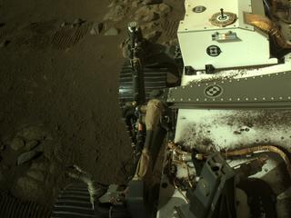 View image taken on Mars, Mars Perseverance Sol 362: Right Navigation Camera (Navcam)