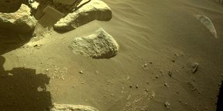 View image taken on Mars, Mars Perseverance Sol 367: Front Left Hazard Avoidance Camera (Hazcam)