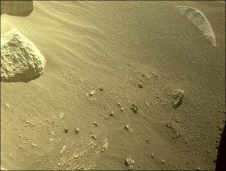 View image taken on Mars, Mars Perseverance Sol 367: Front Left Hazard Avoidance Camera (Hazcam)
