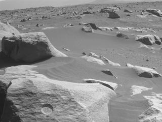 View image taken on Mars, Mars Perseverance Sol 367: Front Right Hazard Avoidance Camera (Hazcam)