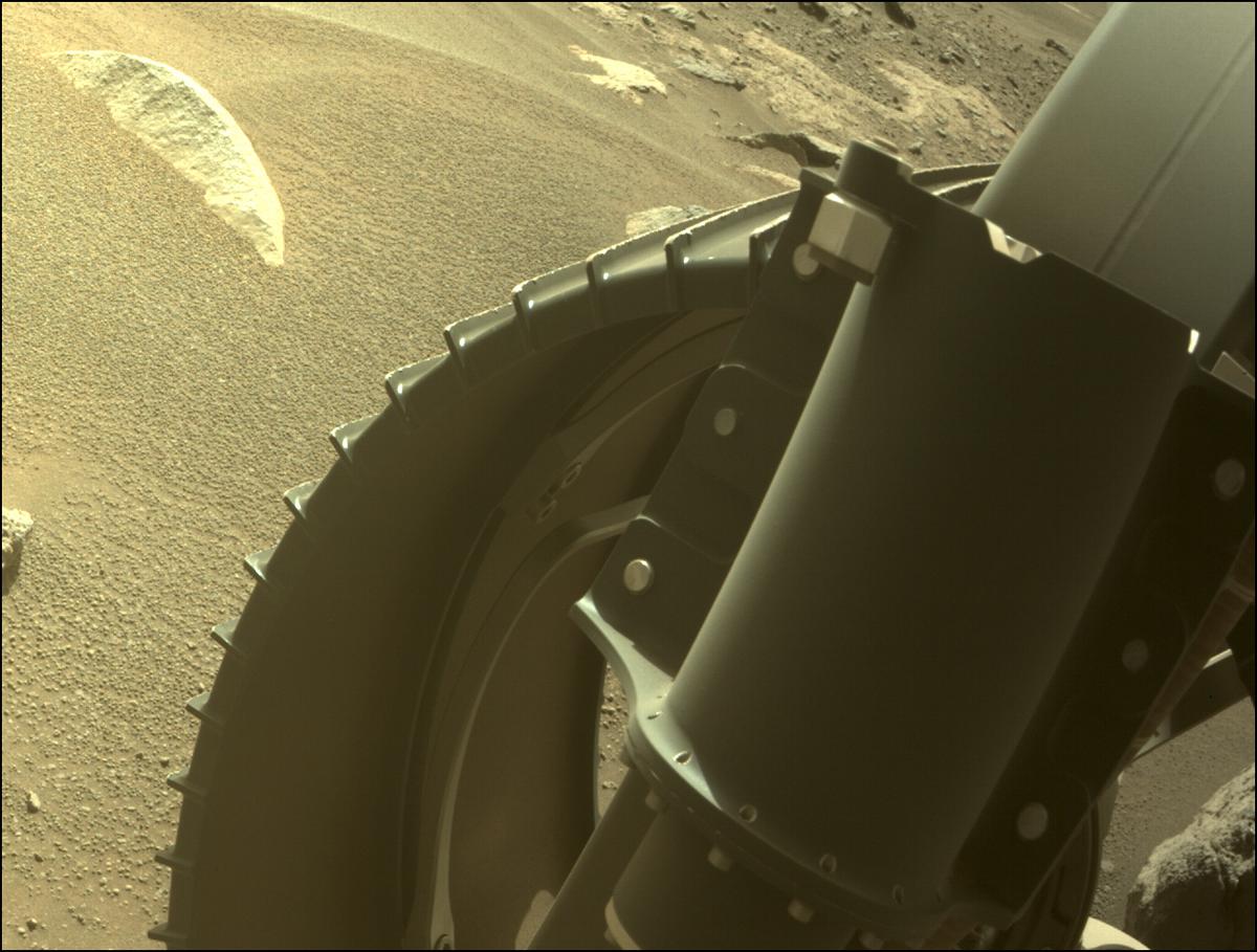 This image was taken by FRONT_HAZCAM_RIGHT_A onboard NASA's Mars rover Perseverance on Sol 367