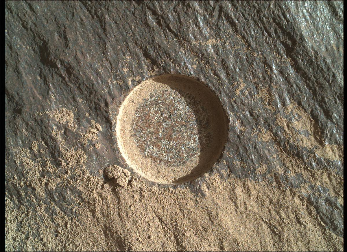 This image was taken by SHERLOC_WATSON onboard NASA's Mars rover Perseverance on Sol 367