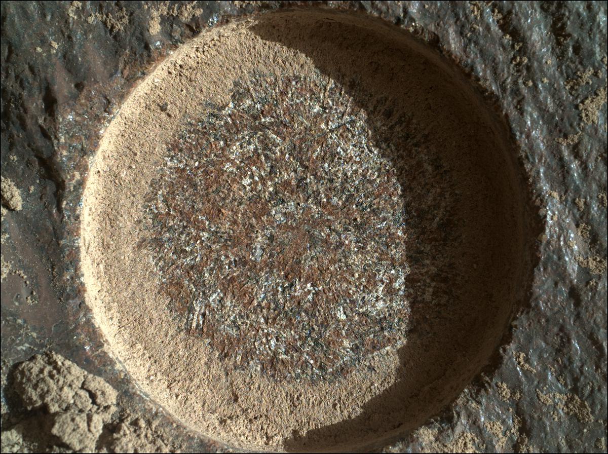 This image was taken by SHERLOC_WATSON onboard NASA's Mars rover Perseverance on Sol 367