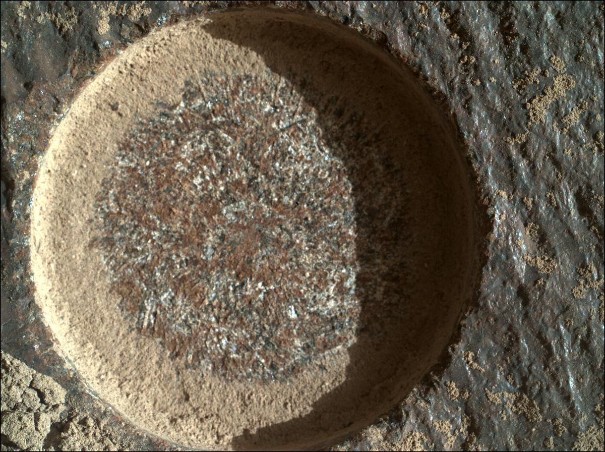 This image was taken by SHERLOC_WATSON onboard NASA's Mars rover Perseverance on Sol 367