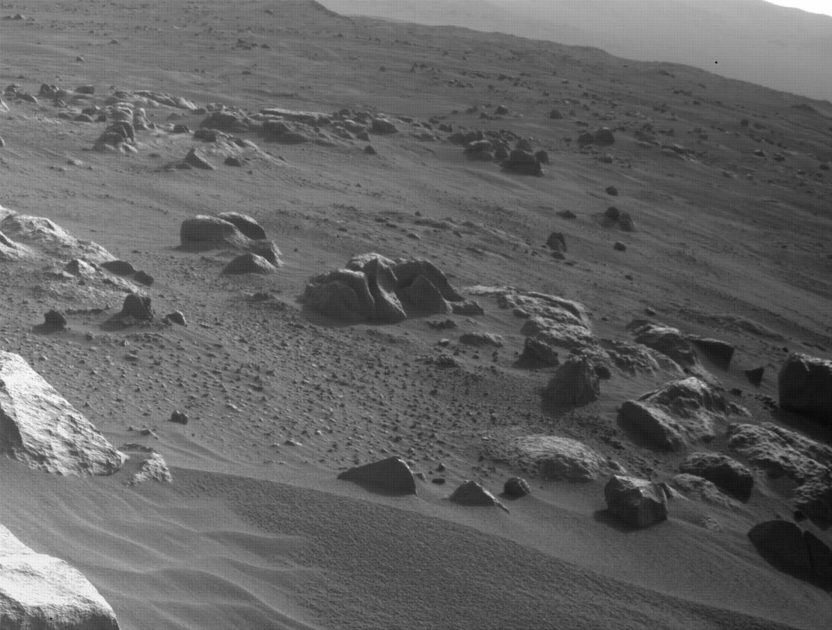 This image was taken by FRONT_HAZCAM_LEFT_A onboard NASA's Mars rover Perseverance on Sol 371