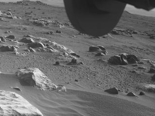View image taken on Mars, Mars Perseverance Sol 371: Front Right Hazard Avoidance Camera (Hazcam)