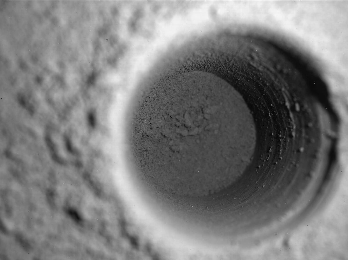 This image was taken by SHERLOC_WATSON onboard NASA's Mars rover Perseverance on Sol 373