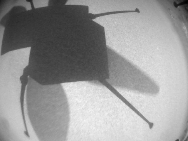 This image was taken by HELI_NAV onboard NASA's Mars rover Perseverance on Sol 375