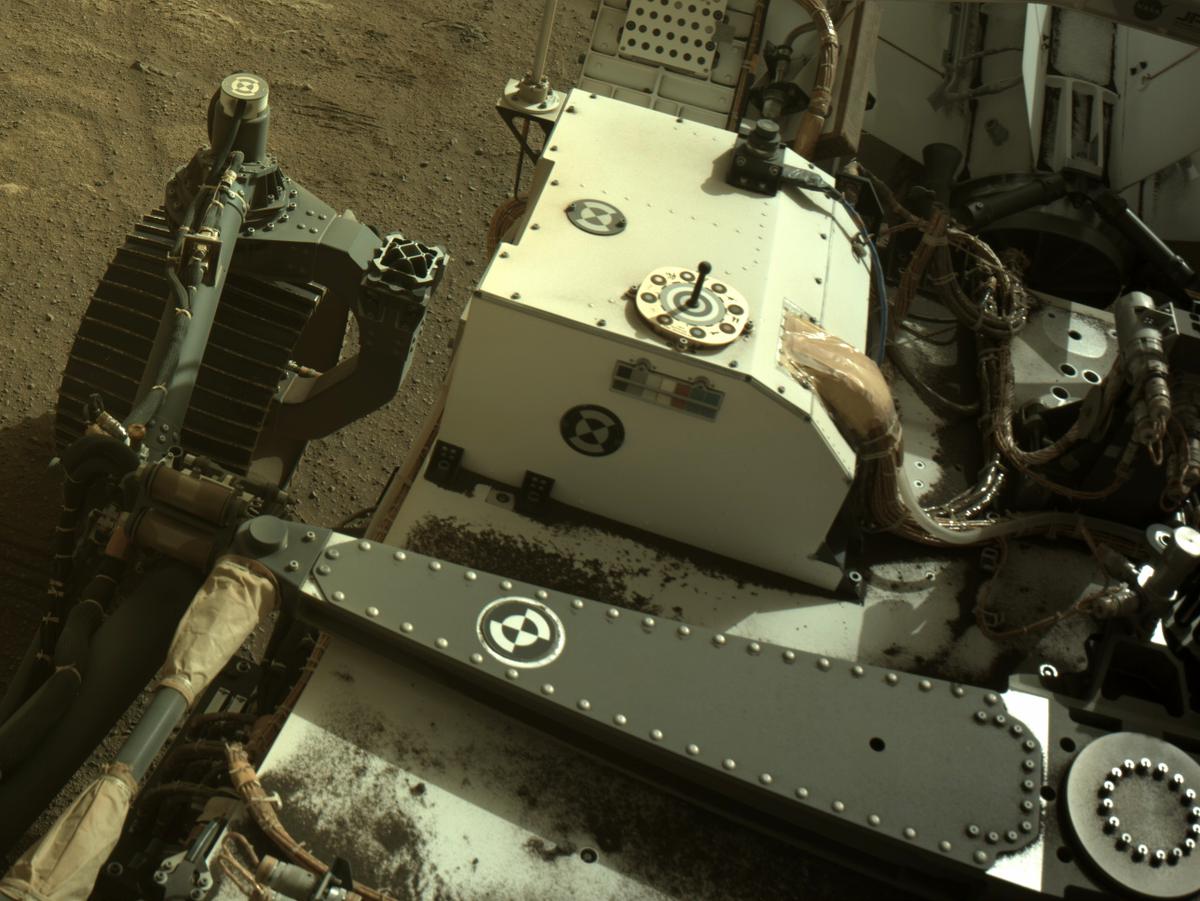 This image was taken by NAVCAM_RIGHT onboard NASA's Mars rover Perseverance on Sol 379
