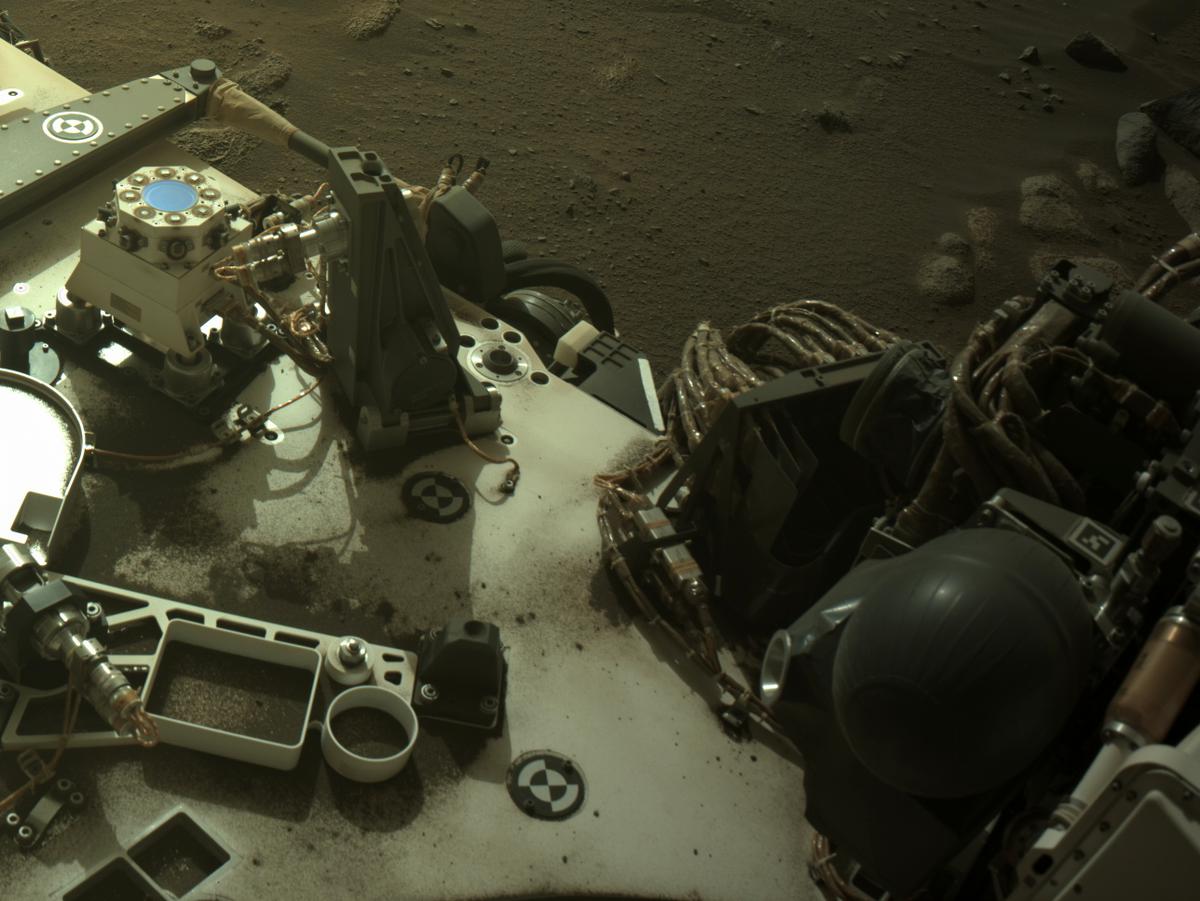 This image was taken by NAVCAM_RIGHT onboard NASA's Mars rover Perseverance on Sol 379