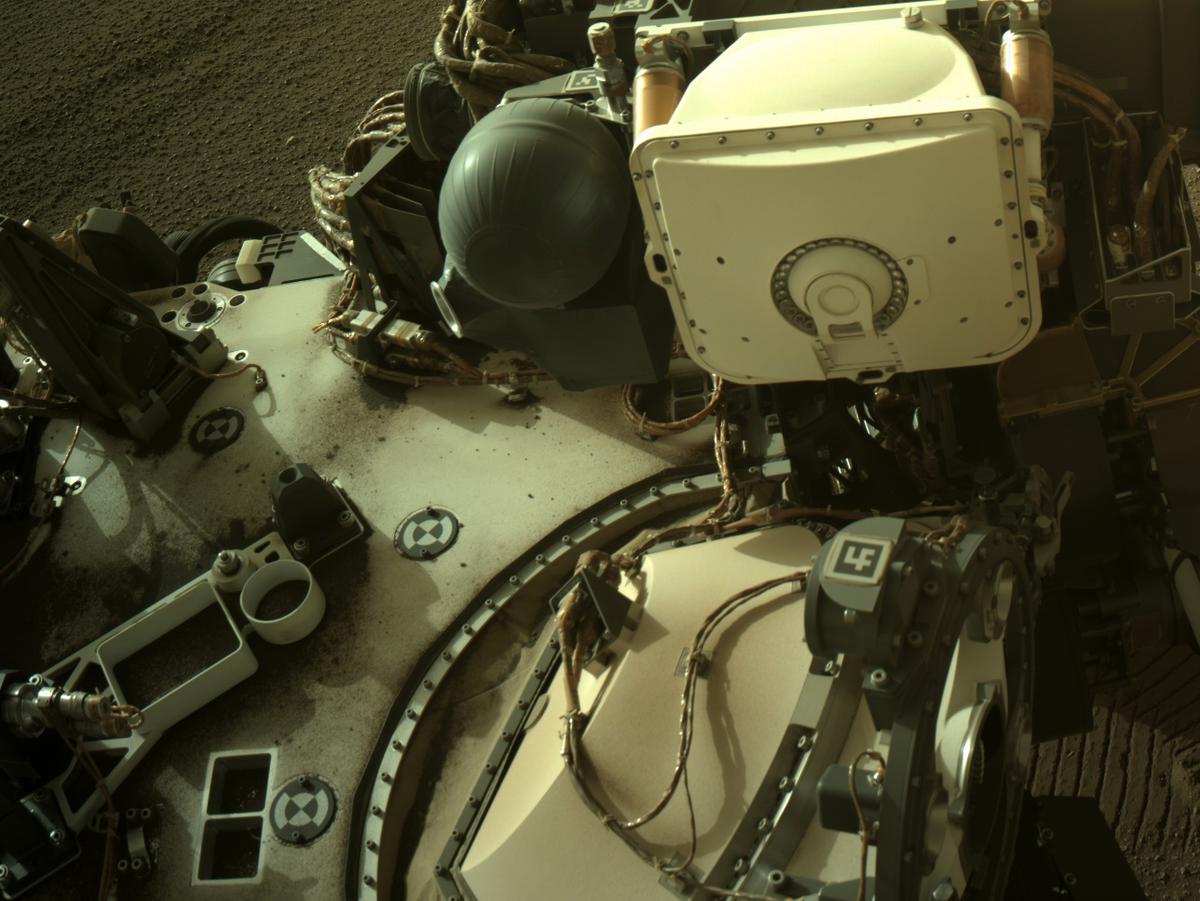 This image was taken by NAVCAM_RIGHT onboard NASA's Mars rover Perseverance on Sol 380