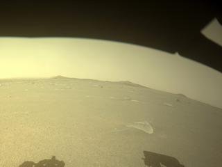 View image taken on Mars, Mars Perseverance Sol 381: Front Left Hazard Avoidance Camera (Hazcam)