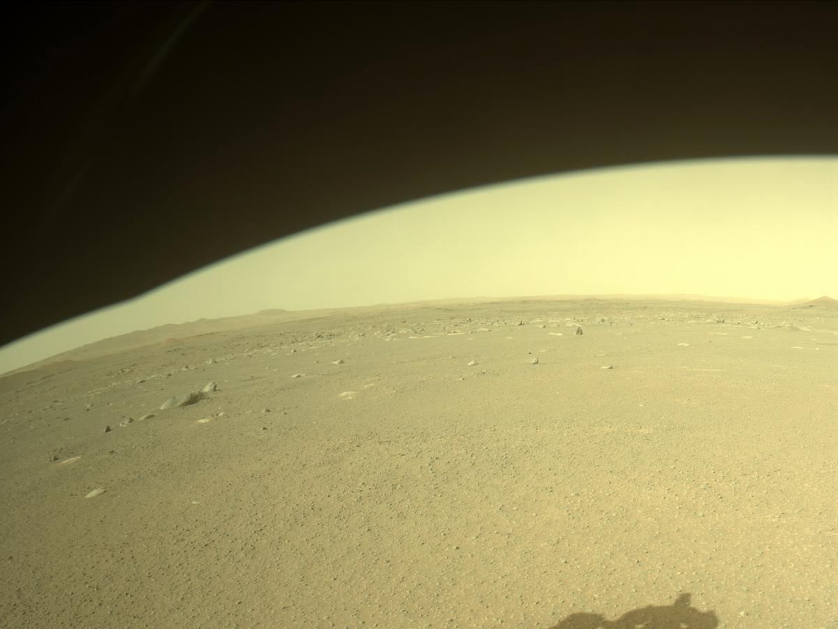 This image was taken by FRONT_HAZCAM_RIGHT_A onboard NASA's Mars rover Perseverance on Sol 381