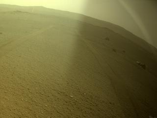View image taken on Mars, Mars Perseverance Sol 381: Rear Right Hazard Avoidance Camera (Hazcam)